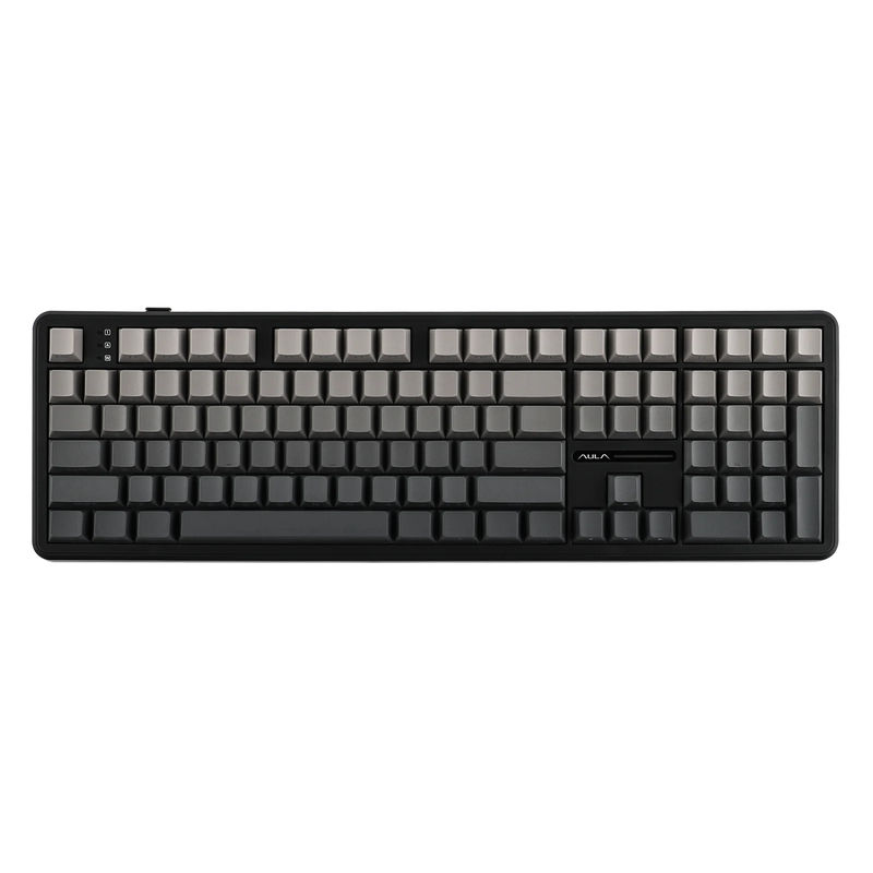 EPOMAKER x AULA F108 - Color:Black Grey - Switch:LEOBOG Greywood V3 Switch
