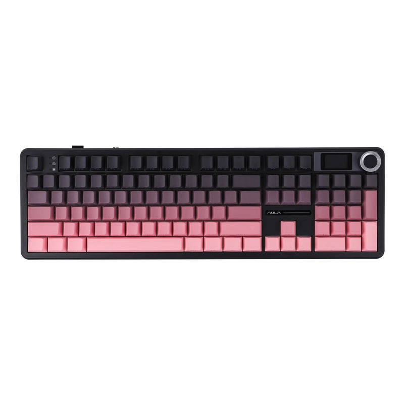 EPOMAKER X AULA F108 PRO - Color:Gradient Black Pink - Switch:LEOBOG GreywoodV3 Switch