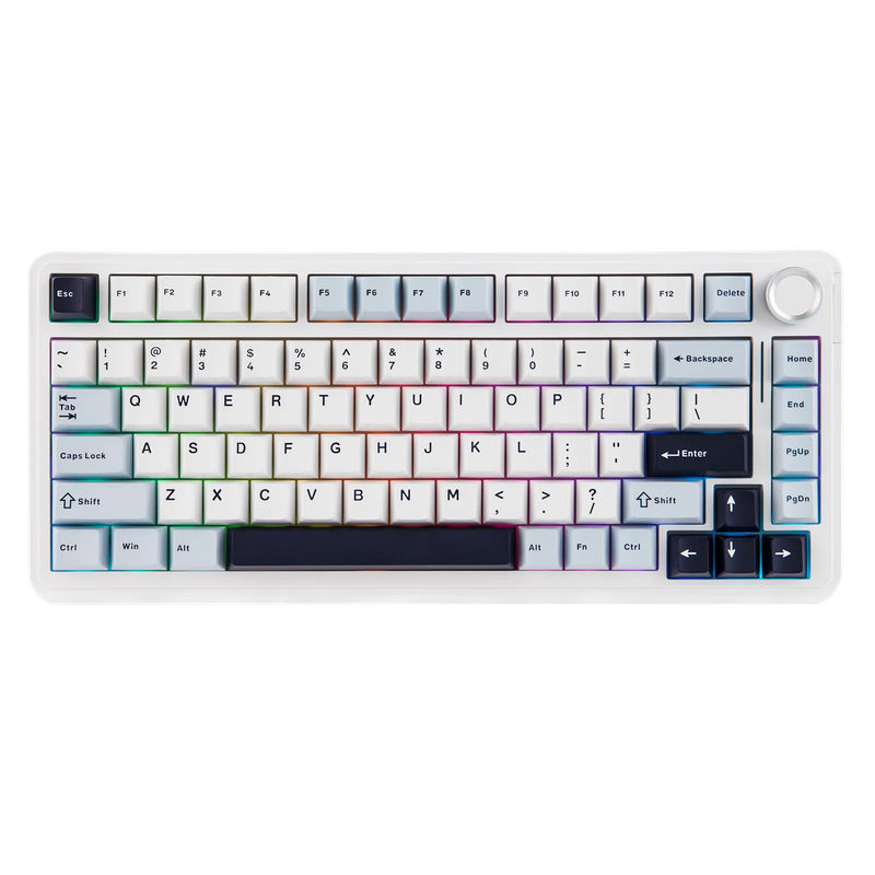EPOMAKER EA75 - Color:Blue - Switch:Greywood V3 Switch