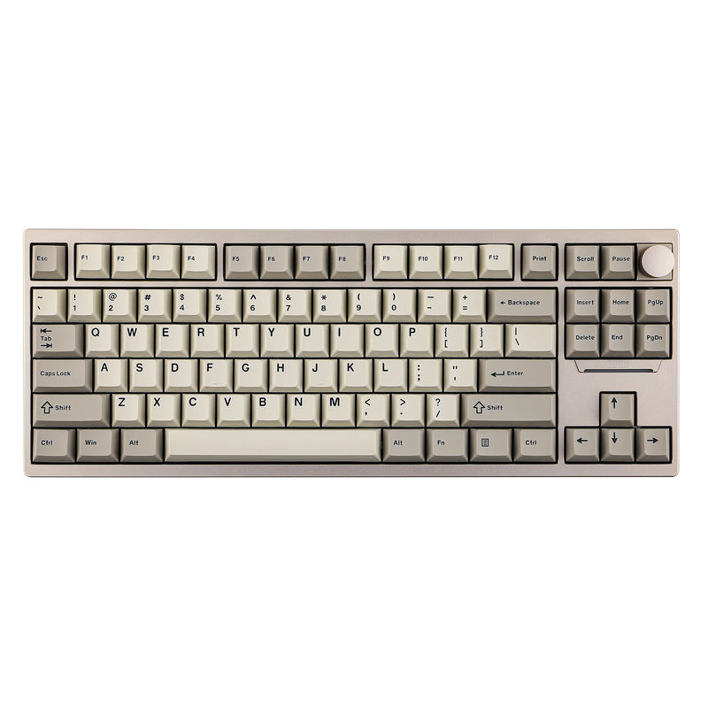 Epomaker P87 - Color:Khaki - Switch:Epomaker Wisteria Switch (Linear)