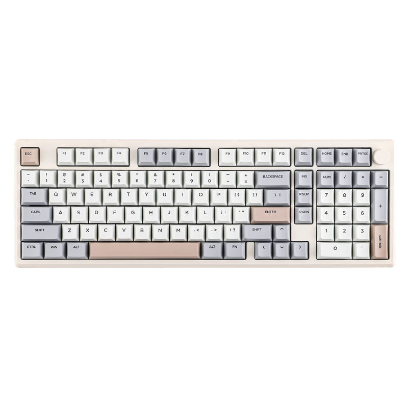 Epomaker Galaxy100 QMK/VIA - Color:Grey - Switch:Epomaker Wisteria Linear Switch