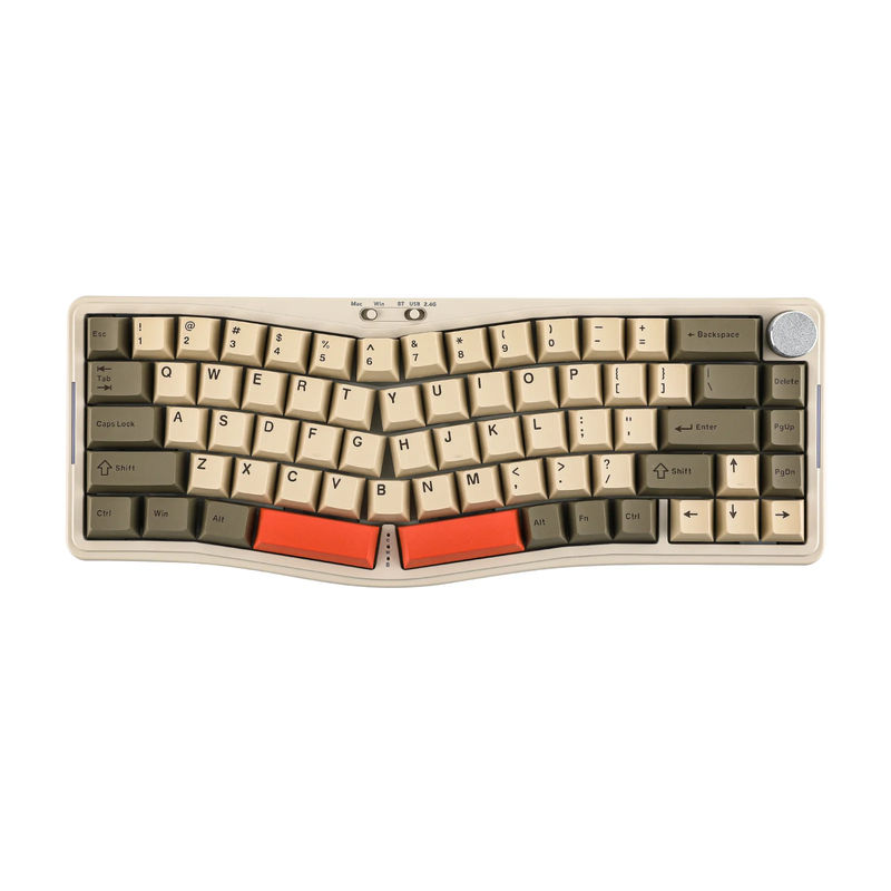 Ajazz AKS068 Pro - Color:Retro Gray - Switch:Sea Salt Switch
