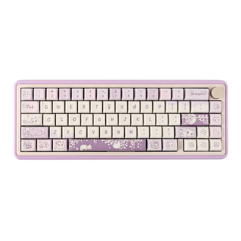 CIDOO Nebula - Model:Assembled keyboard - Color:Purple - Swich:CIDOO Carda Switch