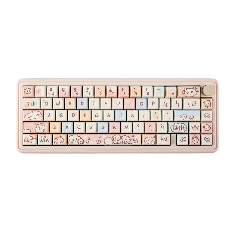 CIDOO Nebula - Model:Assembled keyboard - Color:Pink - Swich:CIDOO Carda Switch