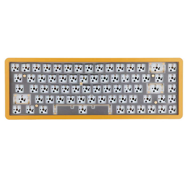 Everglide SK68 Kit - Material:Aluminum - Color:Yellow - Plate:Carbon