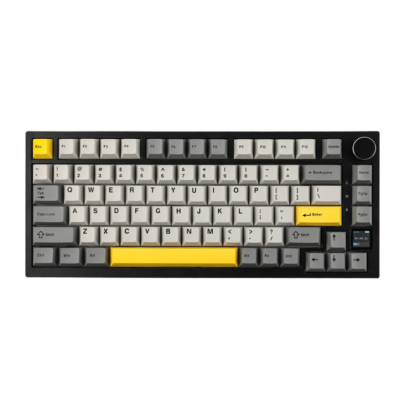 Ajazz AK820 Pro - Color:Grey - Keycap Profile:OEM - Switch:Ajazz Flying Fish Switch