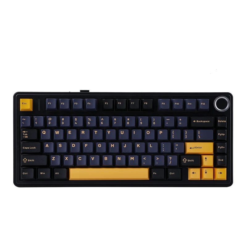 EPOMAKER x AULA F75 - Color Theme:Black - Switch:LEOBOG Greywood V3 Switch