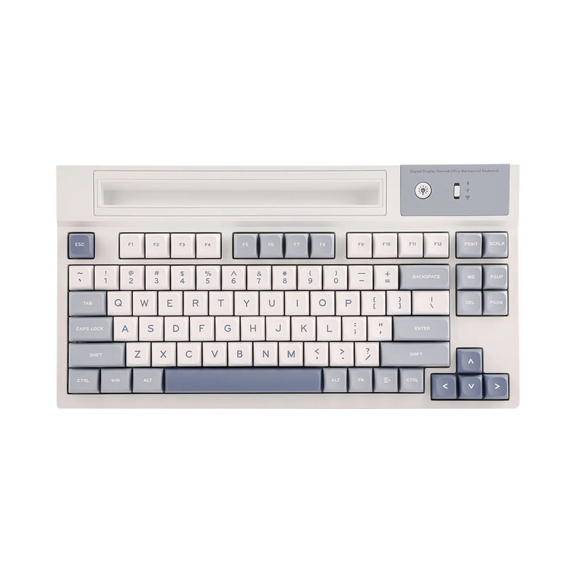 EPOMAKER DynaTab 75 - Keycap Color:Blue White - Switch:Epomaker Sea Salt Silent Switch