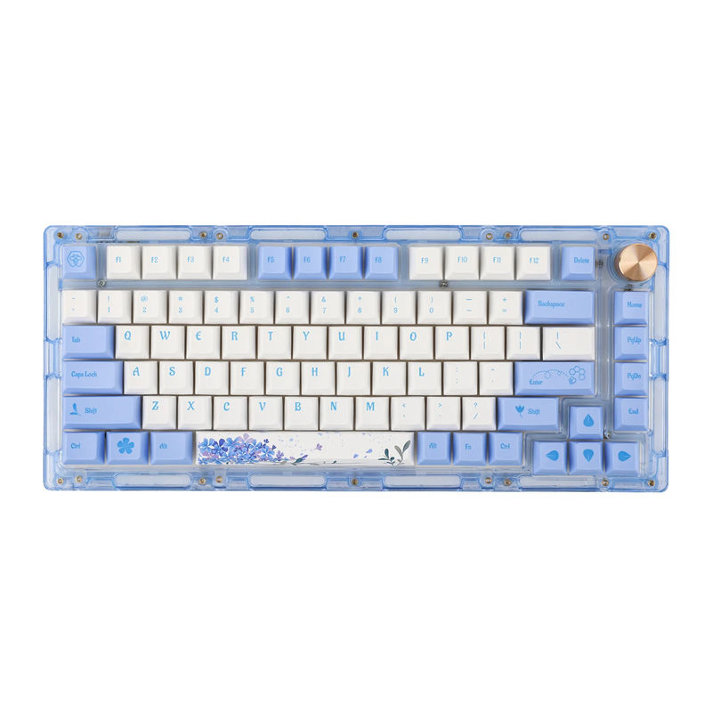 Miel M75 - Color:Blue Flurry - Switch:Gateron Pro 3.0 Brown Switch