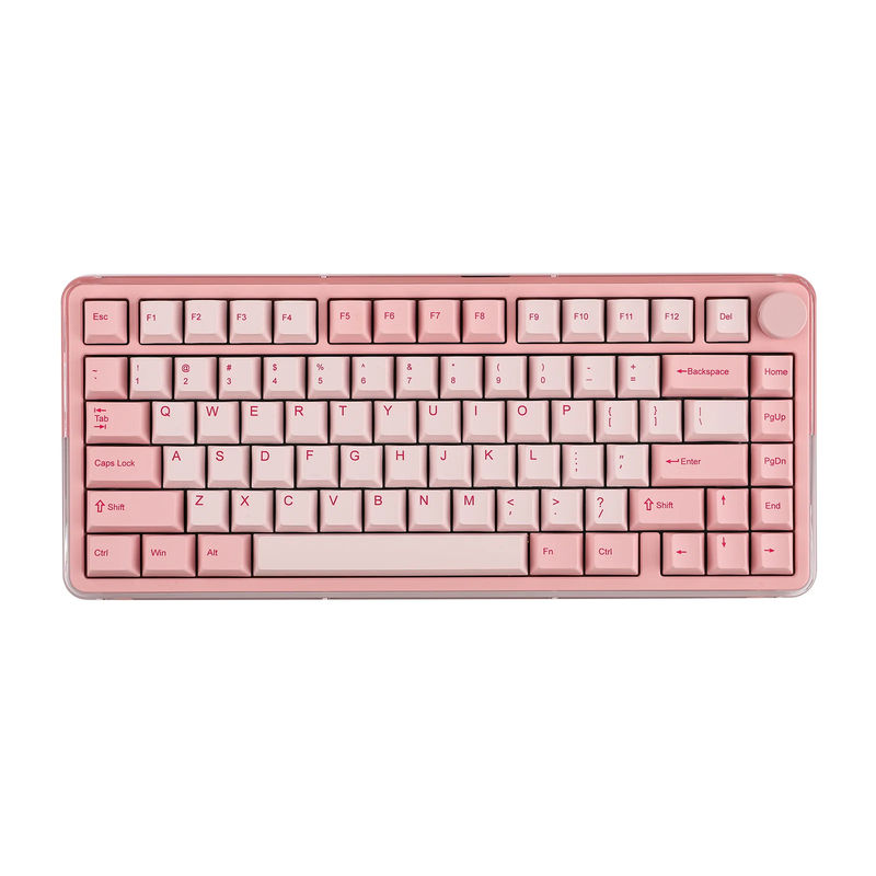 KiiBOOM Breeze 75 - Color:Pink - Switch:KiiBOOM Matcha Latte Switch V2 - 38g