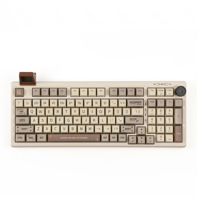 EPOMAKER RT100 - Layout:ANSI - Color:Retro White - Switch:Epomaker Sea Salt Silent Switch