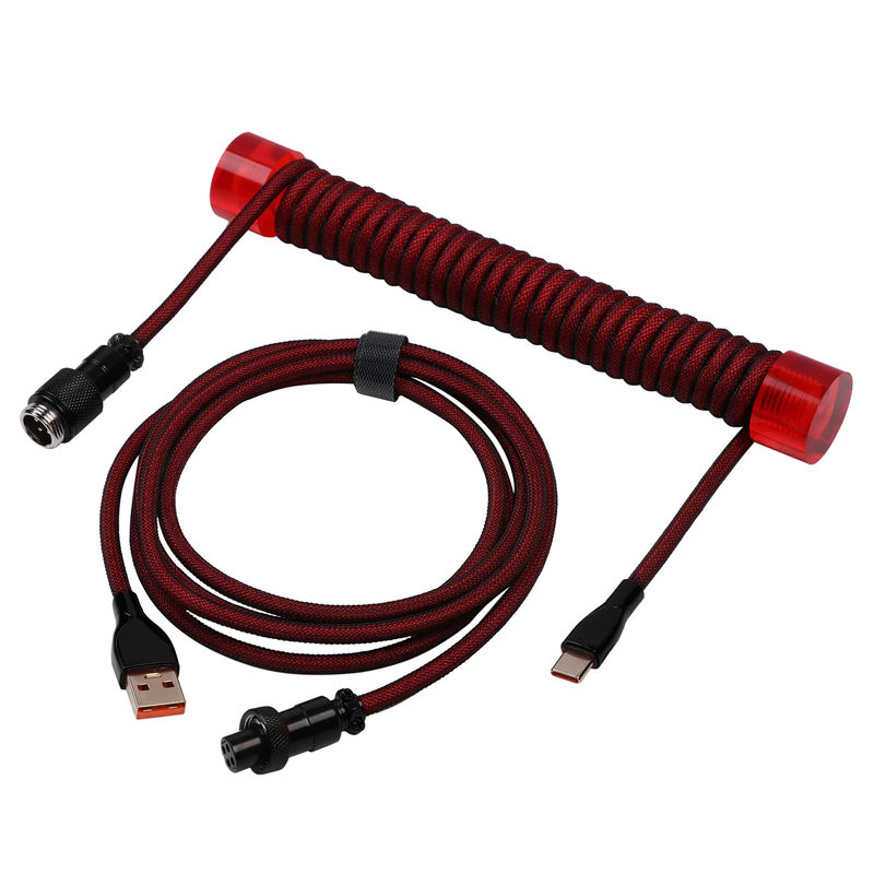 EPOMAKER MIX SE Cable - Color:Dark Red Black