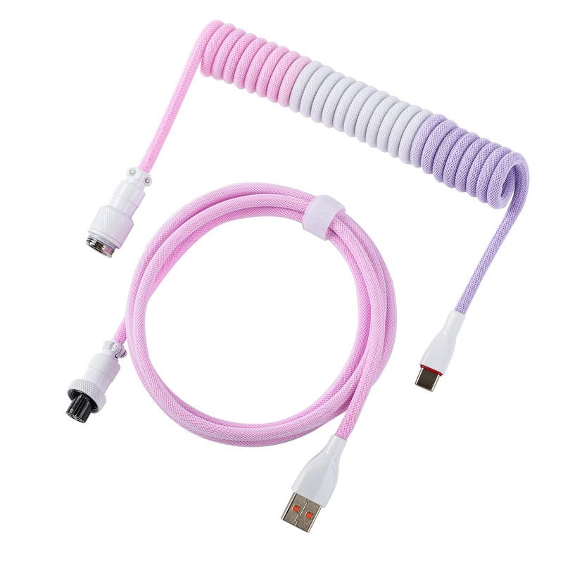 EPOMAKER MIX SE Cable - Color:Pink White Purple