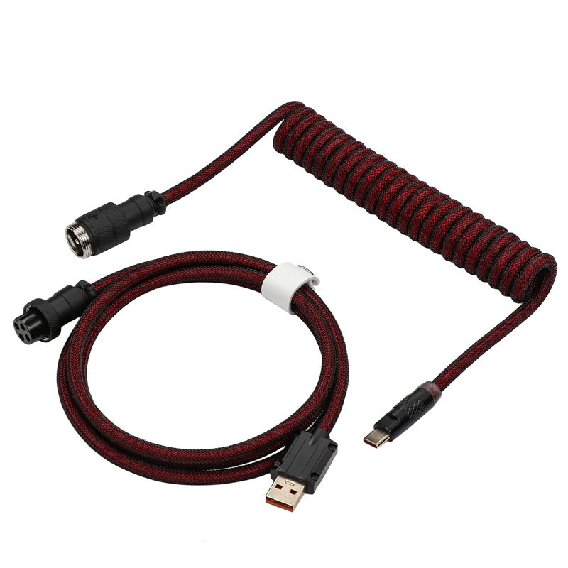 EPOMAKER MIX Pro Cable - Color:Dark Red Black