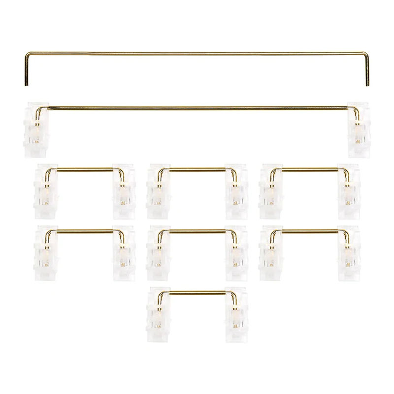 Everglide Panda V3 Stabilizers Set - Color:Clear