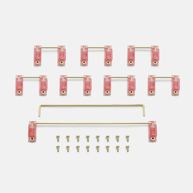 Everglide V2 Screw-In Stabilizer Set - Color:Pink