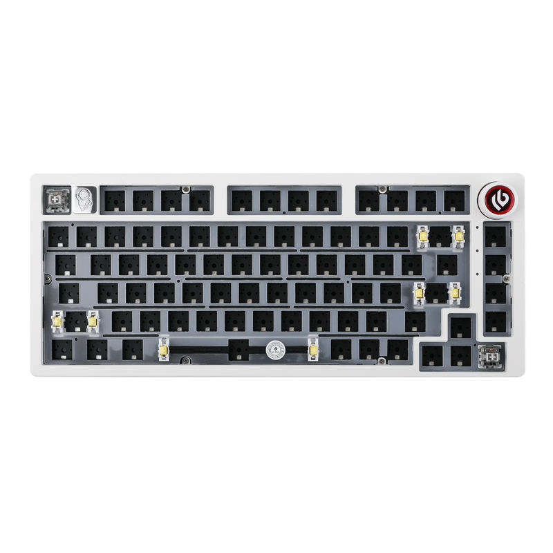 EPOMAKER x LEOBOG Hi75 - Case Color:White - Model:Barebone Kit - Switch:None