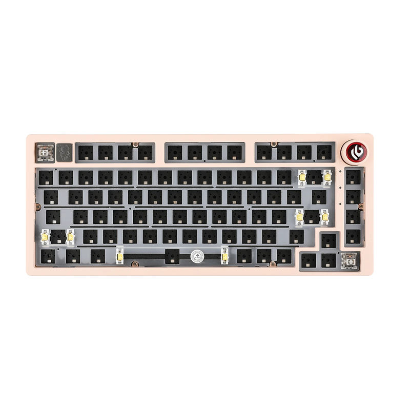 EPOMAKER x LEOBOG Hi75 - Case Color:Milky Pink - Model:Barebone Kit - Switch:None