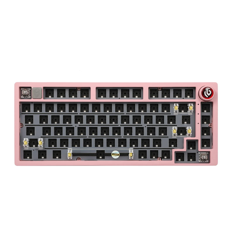 EPOMAKER x LEOBOG Hi75 - Case Color:Pink - Model:Barebone Kit - Switch:None