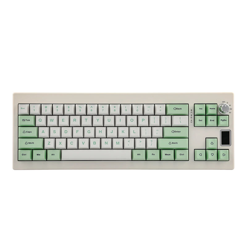 Epomaker Shadow-X - Color:White Green - Cherry profile - Switch:Epomaker Flamingo Switch