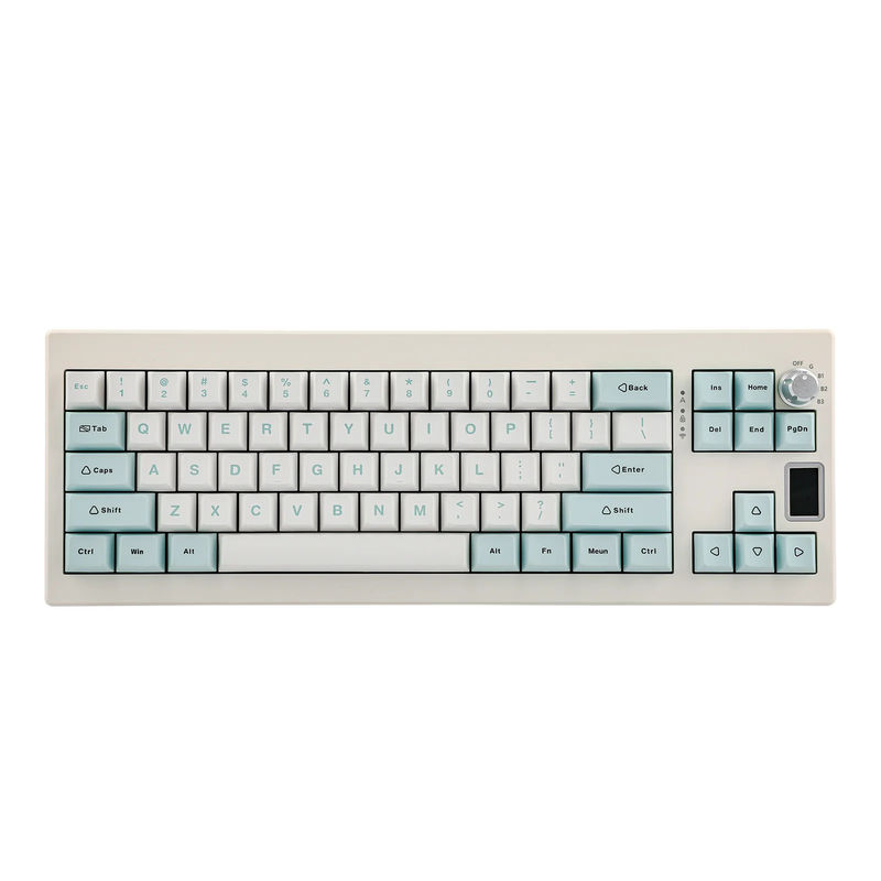Epomaker Shadow-X - Color:White Blue - Cherry Profile - Switch:Epomaker Flamingo Switch