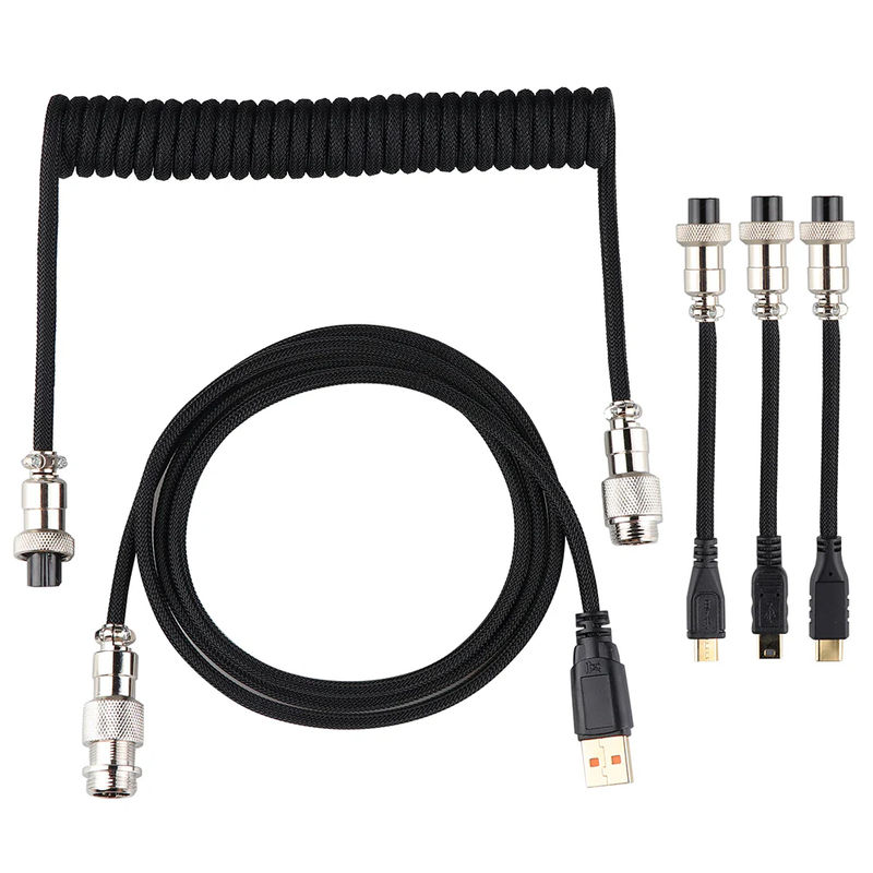 Epomaker MIX Cable - Color:Black - Triple Connectivities