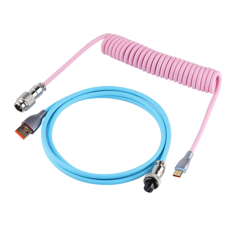 Epomaker MIX Cable - Color:Pink Blue PU