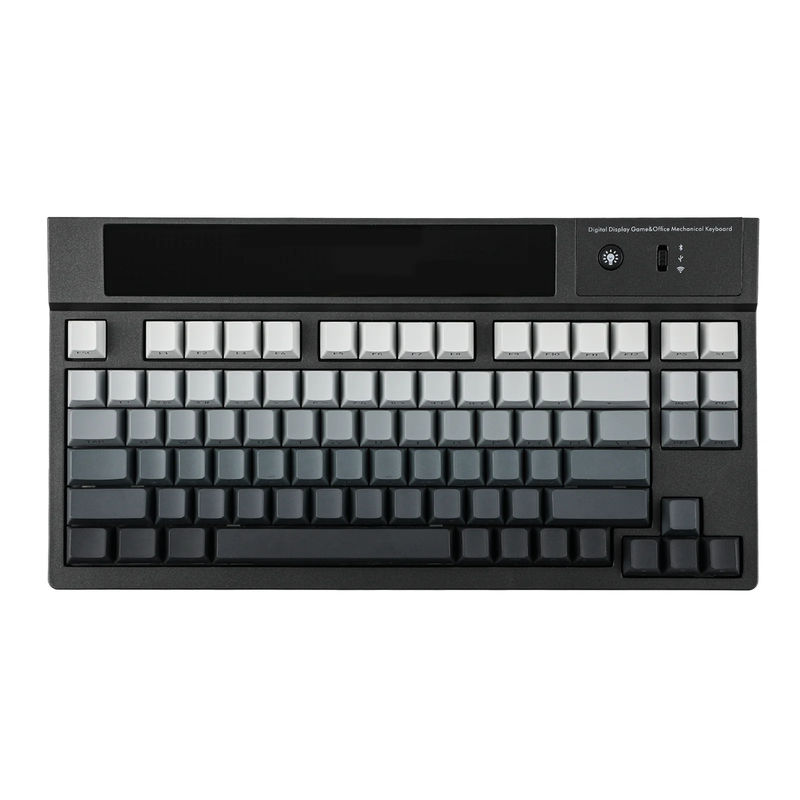EPOMAKER DynaTab 75X - Layout:ANSI - Keycap Color:Black Grey - Switch:Epomaker Flamingo Switch