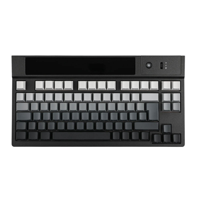 EPOMAKER DynaTab 75X - Layout:ISO-UK - Keycap Color:Black Grey - Switch:Epomaker Sea Salt Silent Switch