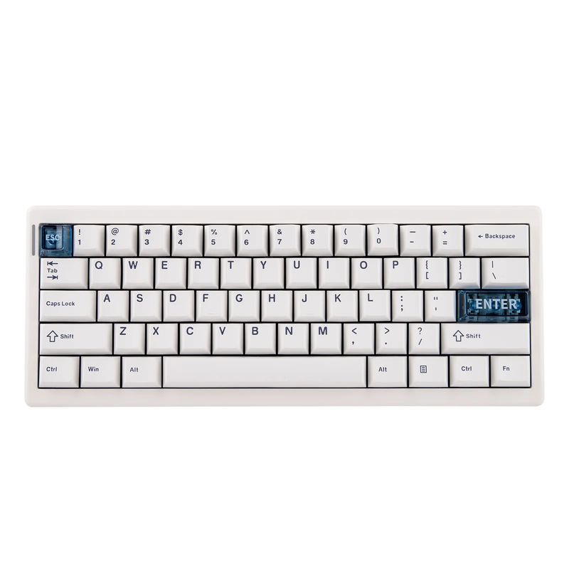 CIDOO QK61 V2 - Color:White - Switch:CIDOO Pearl White Switch