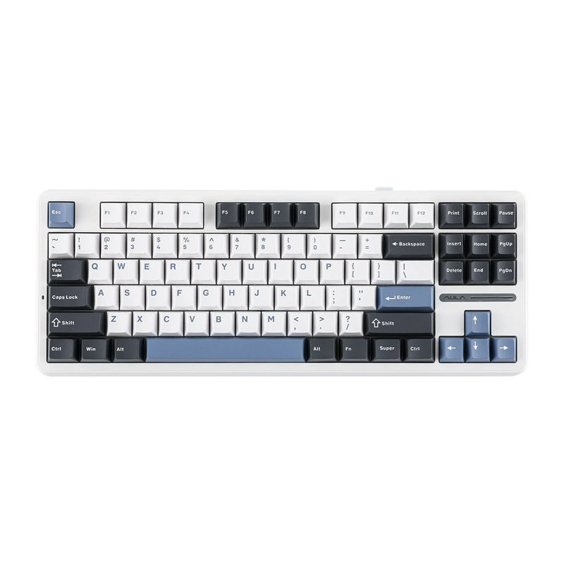 EPOMAKER x AULA F87 Pro - Color:Smoke Blue - Switch:LEOBOG Greywood V4