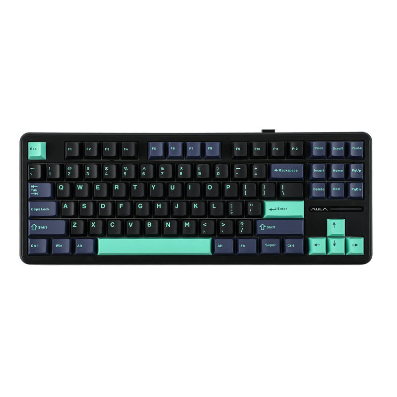 EPOMAKER x AULA F87 Pro - Color:Black - Switch:LEOBOG Greywood V4