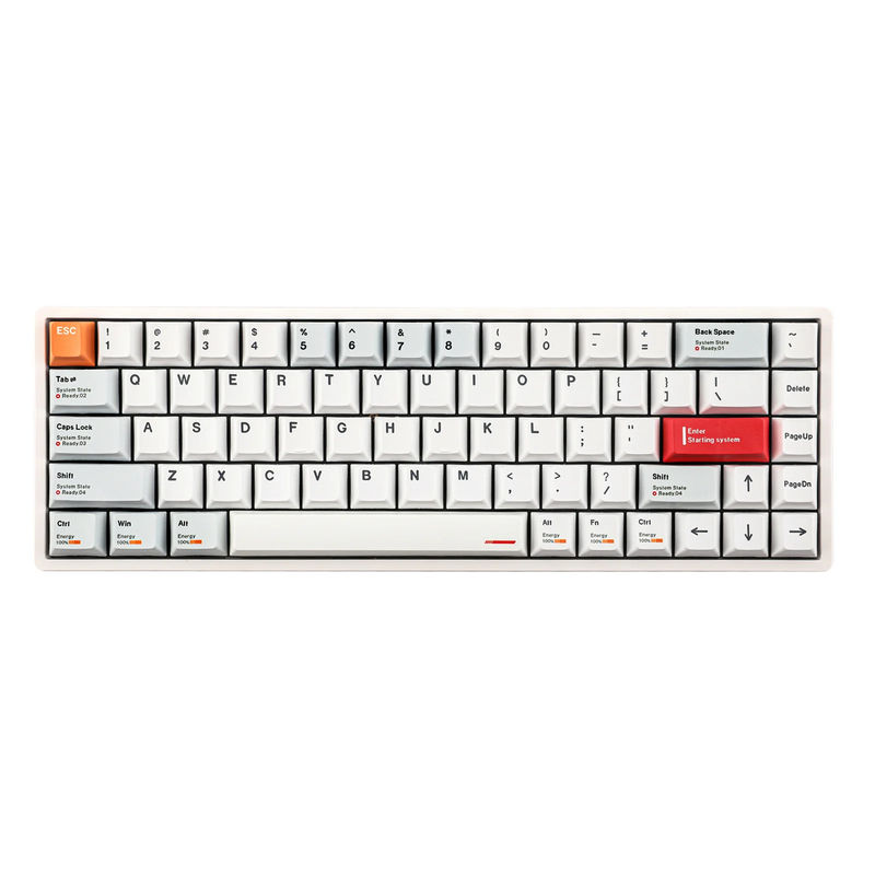 Everglide AE68 - Case Material:ABS Plastic - Plate Material:Aluminium