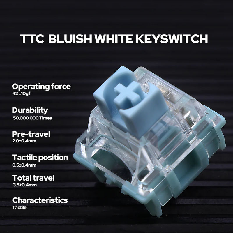 TTC Switch Set - Switch:TTC Bluish White Switch