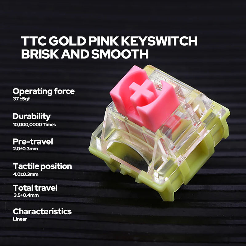 TTC Switch Set - Switch:TTC Gold Pink Switch