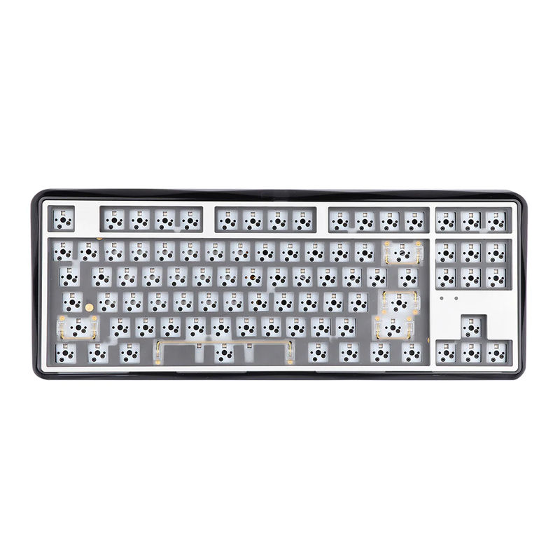 Epomaker Everglide SK87 Kit - Color:Clear Black - Plate Material:PC Plate