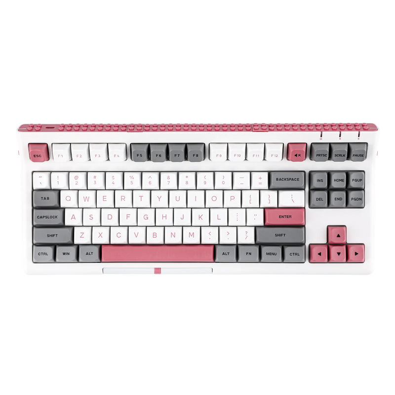 EPOMAKER Brick 87 - Color:Grey Pink - Switch:Epomaker Flamingo Switch