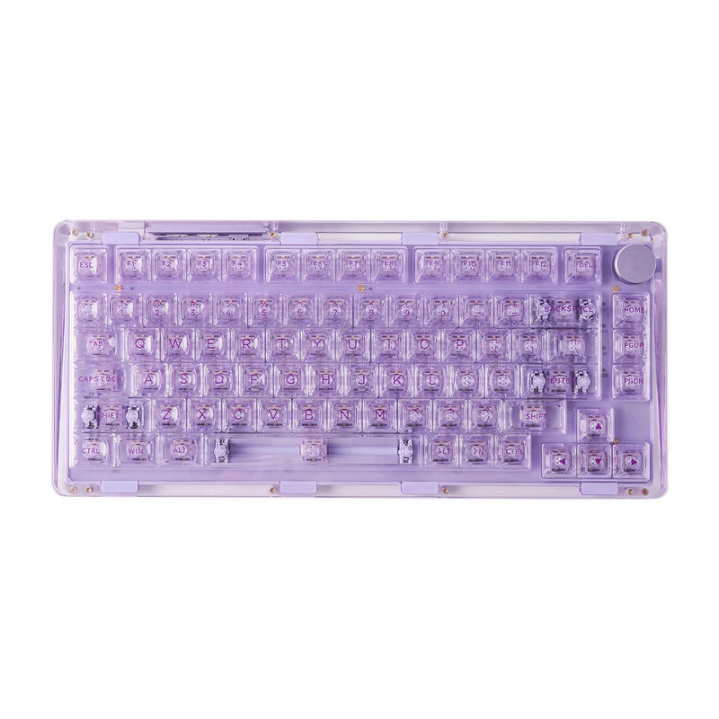 KiiBOOM Phantom 81 V2 - Color:Clear - Purple