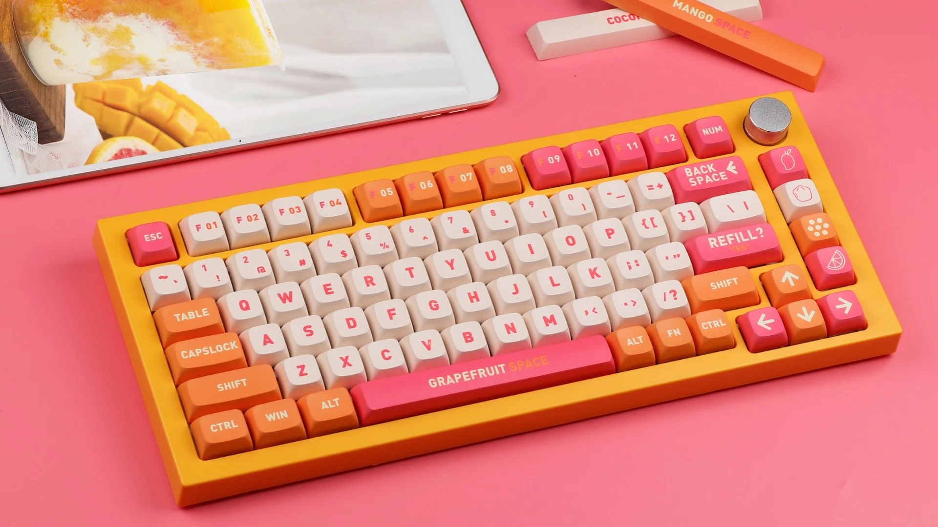 Epomaker Mango Dessert Keycaps Set