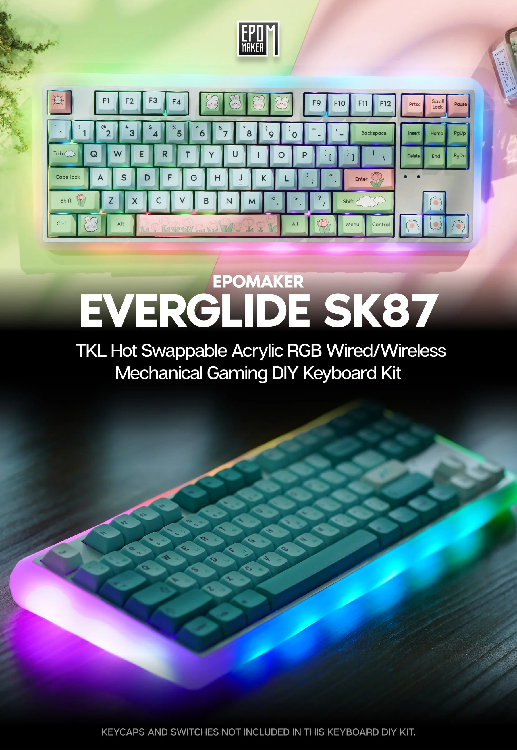 Epomaker Everglide SK87 Kit