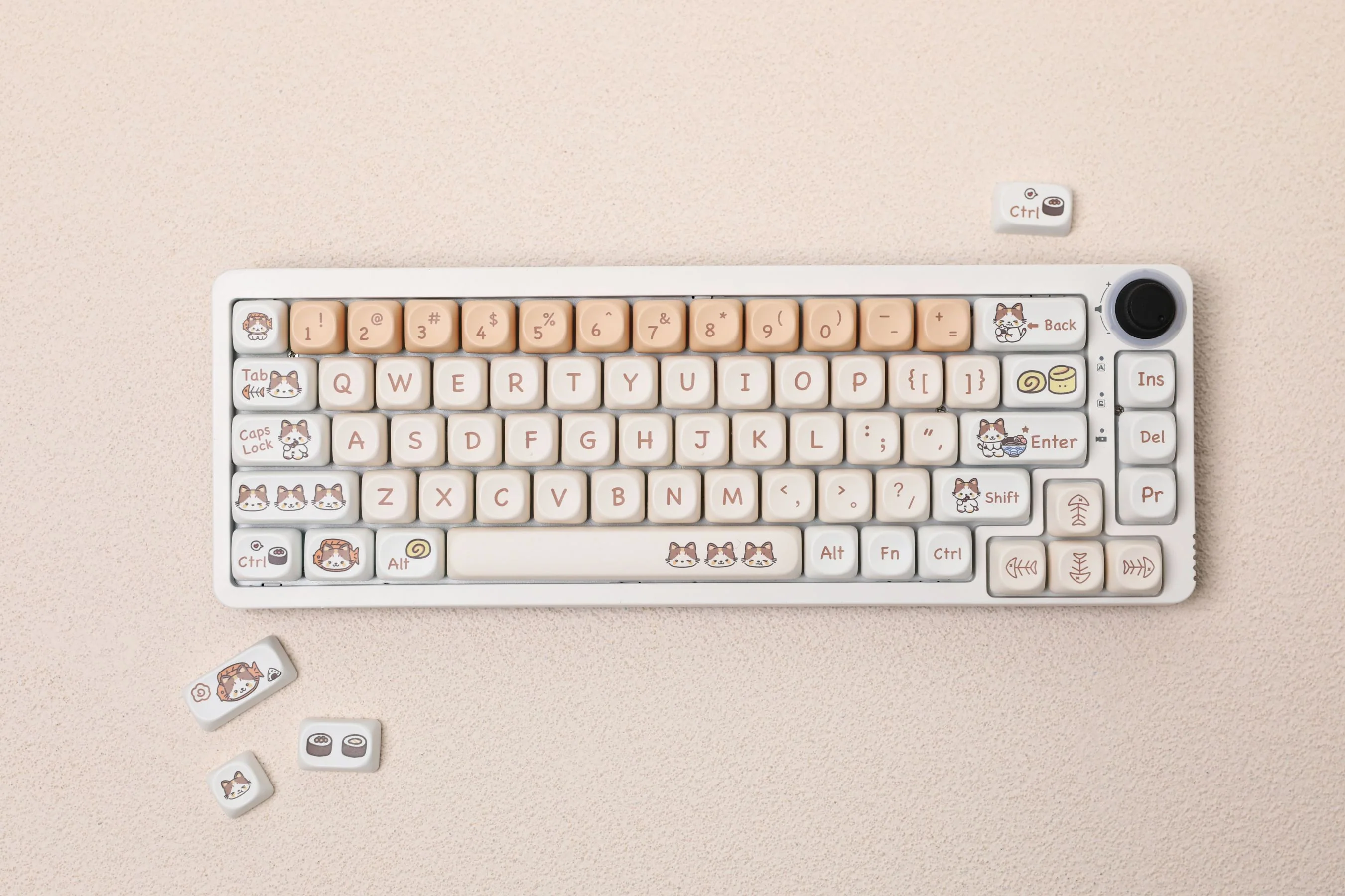 Epomaker Meow Sushi keycaps Set