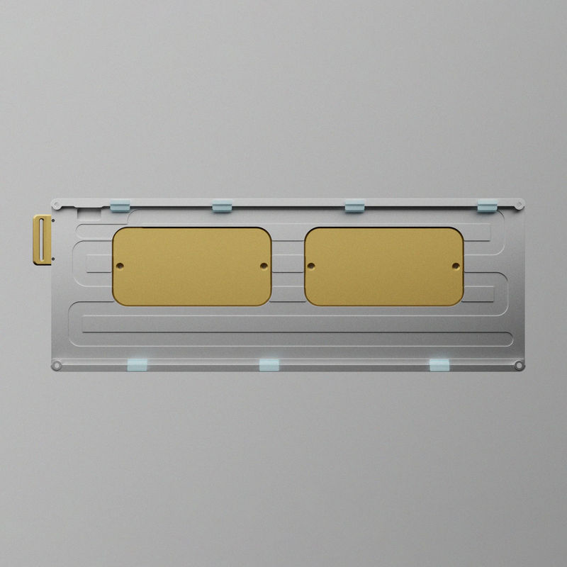 GT-60 Plate & silicone gasket - Plate & silicone gasket:Blue Silicone Gasket (PCB Width Support :94.2-94.6 mm)