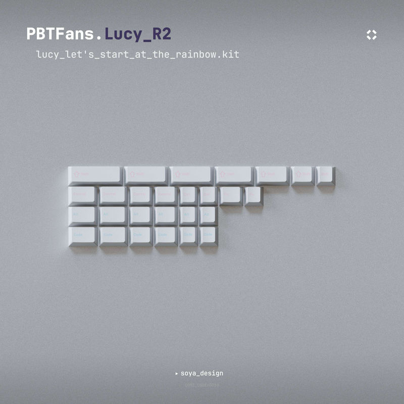 PBTfans Lucy R2 - Kits:Rainbow