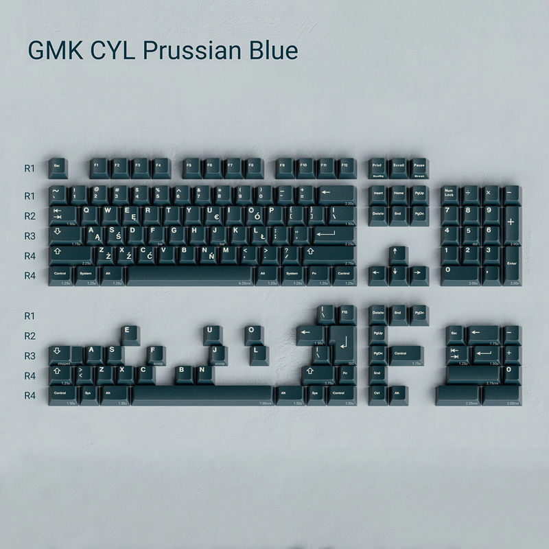 GMK CYL Prussian Blue - Kit :Base