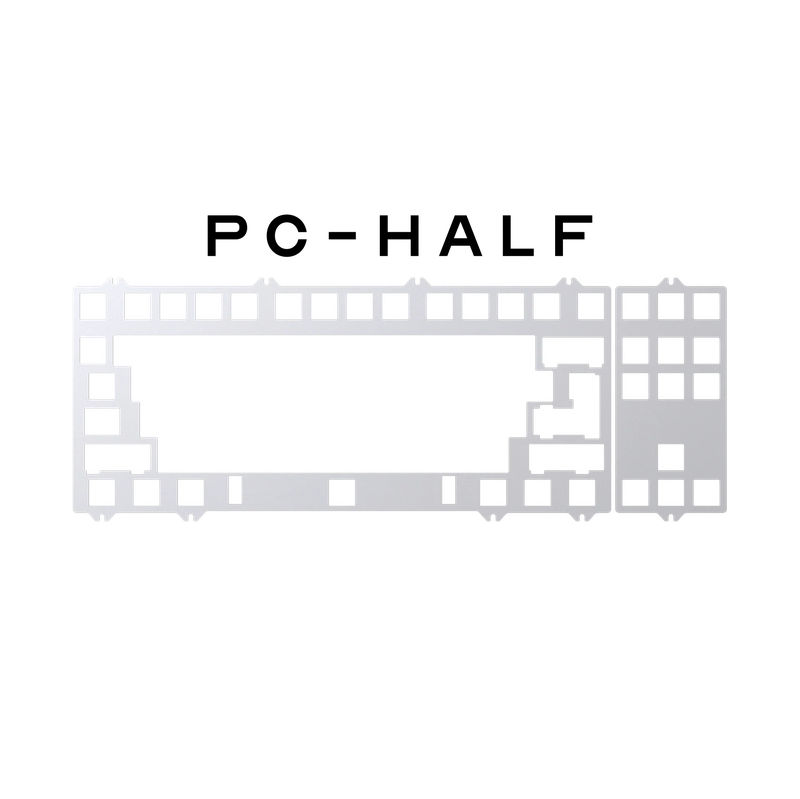 Constance TKL Optional Accessories - Addons:Plate - PC HALF