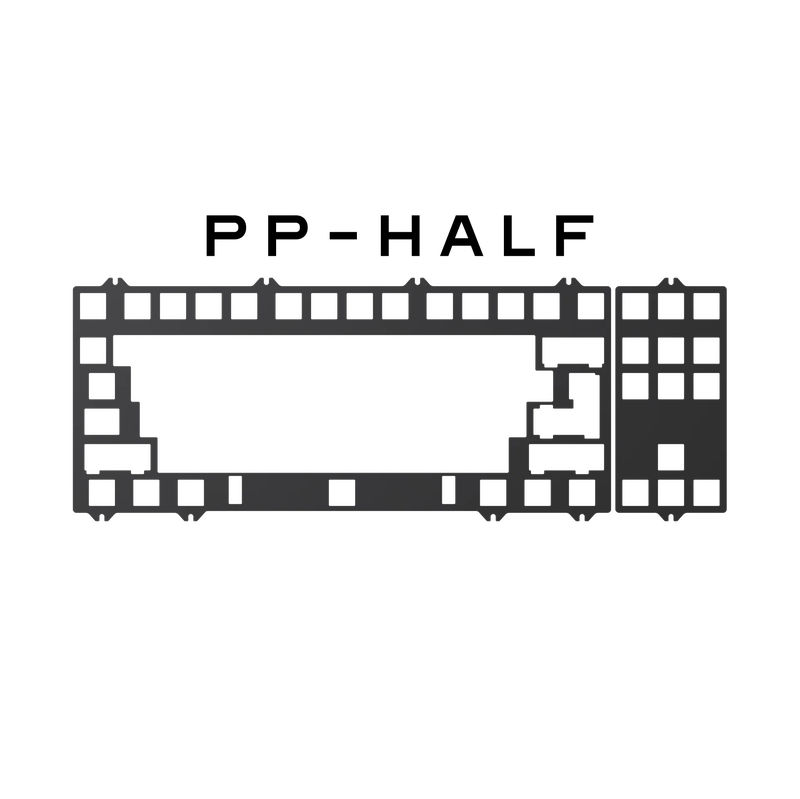 Constance TKL Optional Accessories - Addons:Plate - PP HALF
