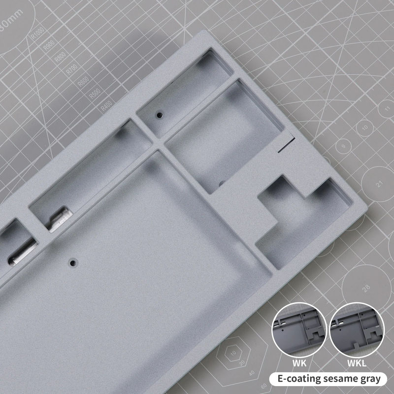 Ready to Use KBD8X MKIII Keyboard With PBTfans Inkdrop - Case color:E-coating sesame gray - Layout:WK