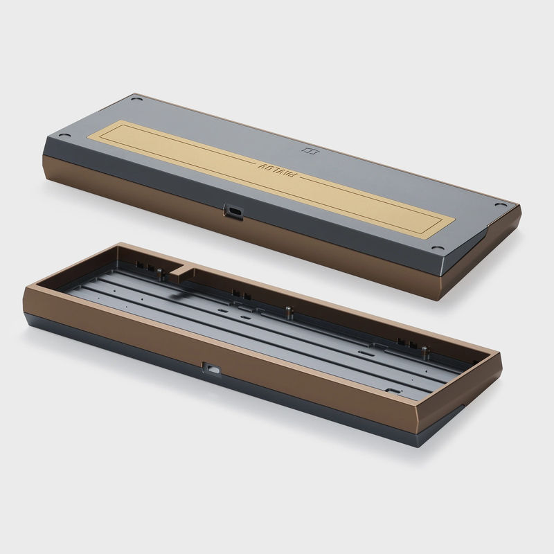 Ready to use PAVLOV with PBTfans Emma - colors:Anodized top mocha bottom dark gray