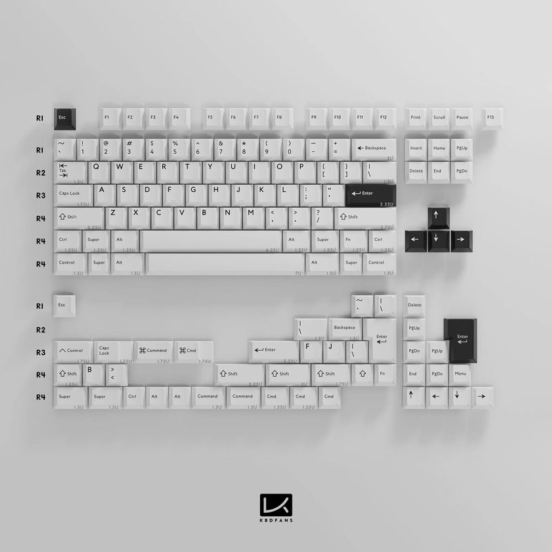K KBDfans PBTfans BOW - KIT:Base