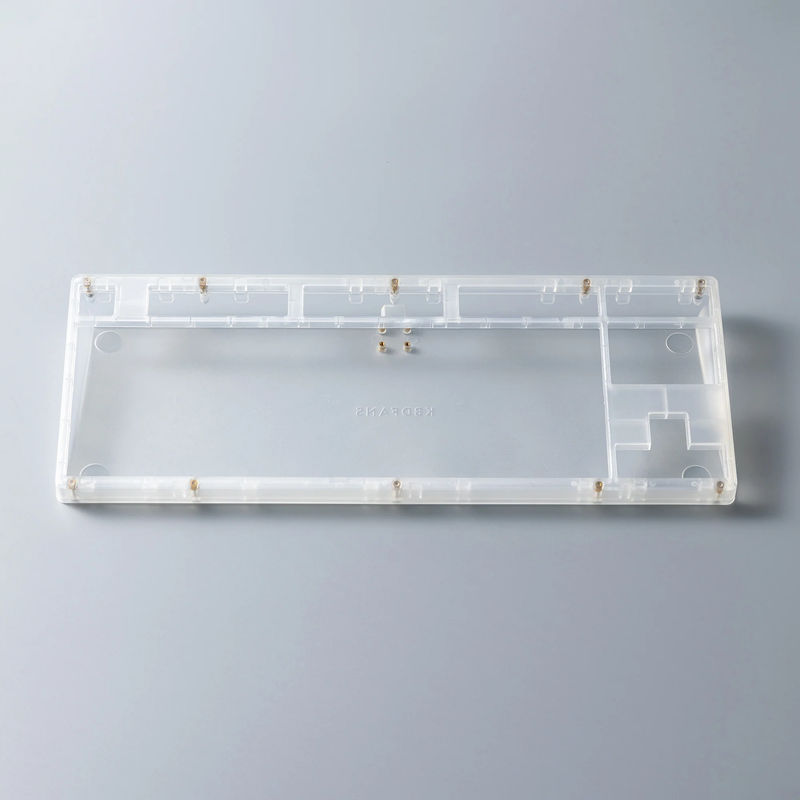 Tiger Lite Gaming - Color:Transparent White - PCB and Plate:Tofix 8K PCB/ PC plate